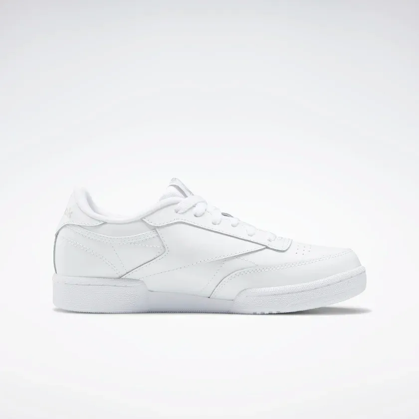 Reebok Kid's Club C Shoes - White / Sheer Grey