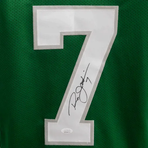 Ron Jaworski Pro Style Autographed Football Jersey Green (BECKETT)