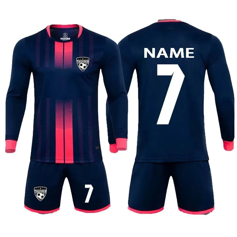 Soccer Football Jerseys and Shorts Name Number Print