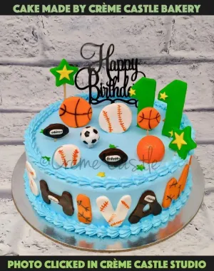 Sports Fan Cake