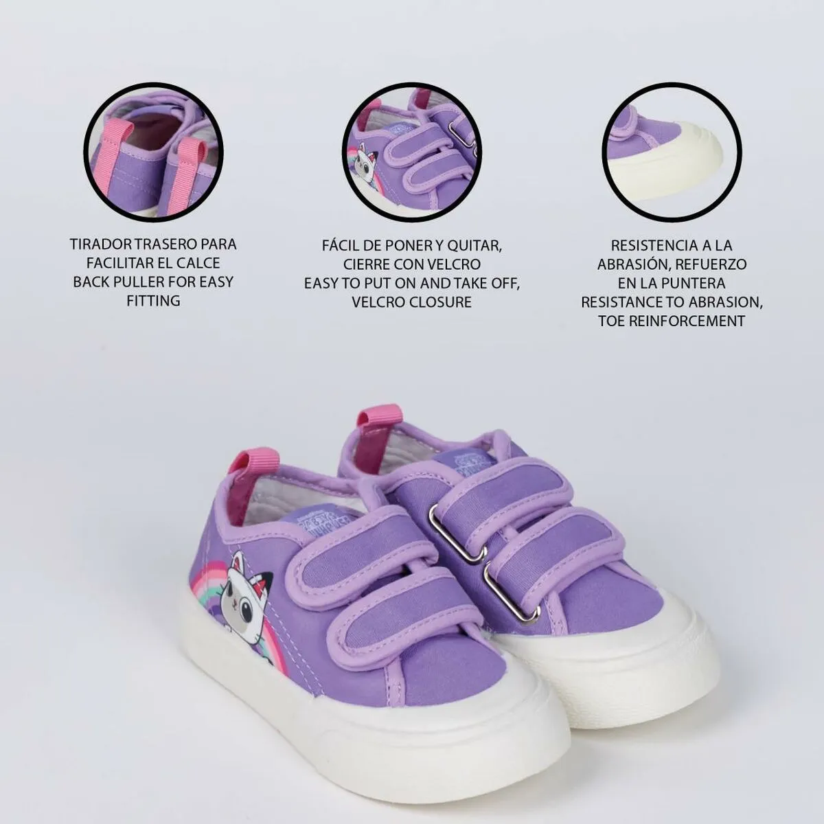 Sports Shoes for Kids Gabby's Dollhouse Purple