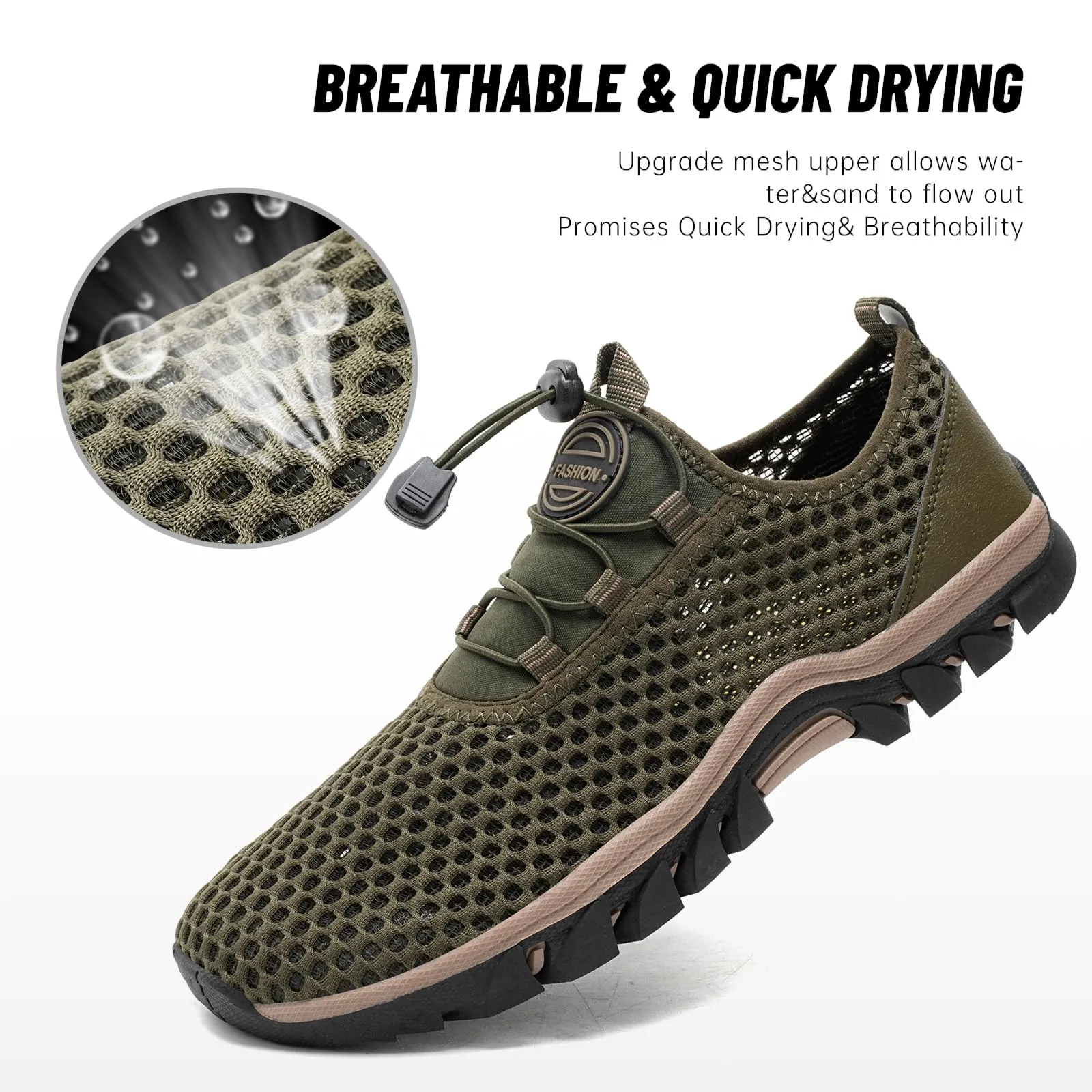 Summer Outdoor Hiking Shoes Non-slip Soft Sole Breathable Wading Shoes