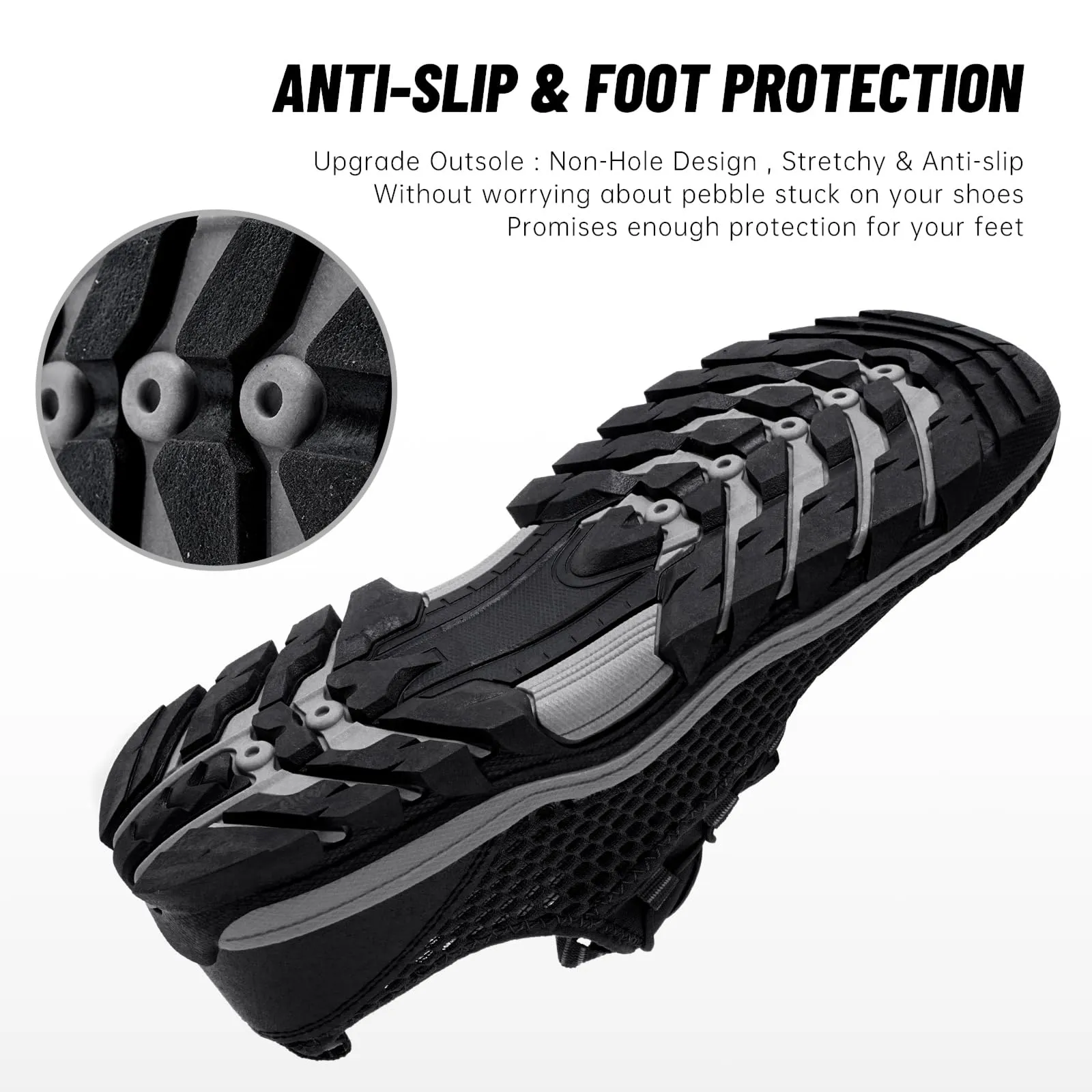 Summer Outdoor Hiking Shoes Non-slip Soft Sole Breathable Wading Shoes