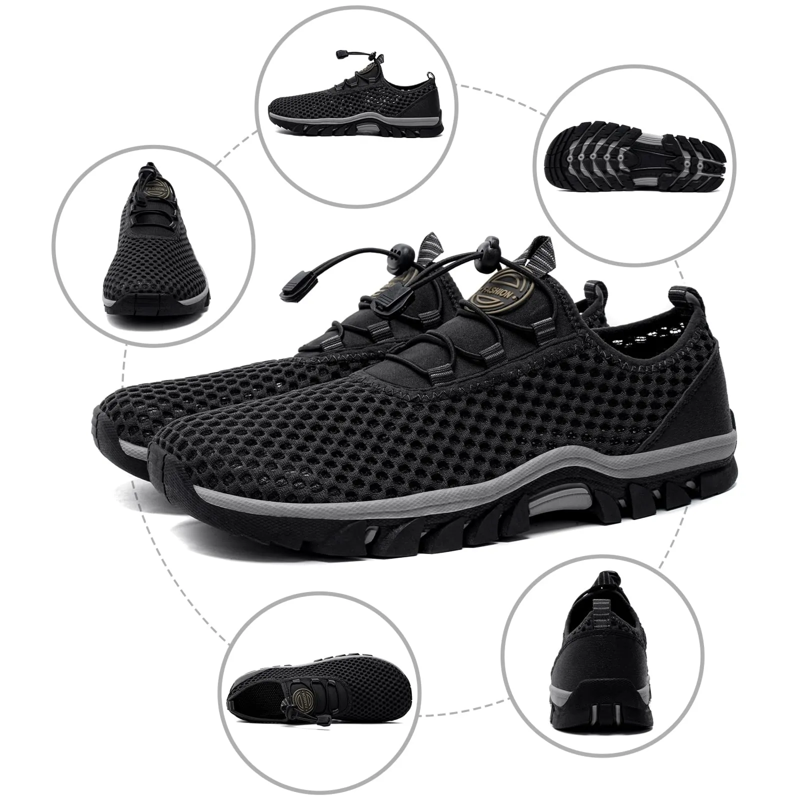 Summer Outdoor Hiking Shoes Non-slip Soft Sole Breathable Wading Shoes