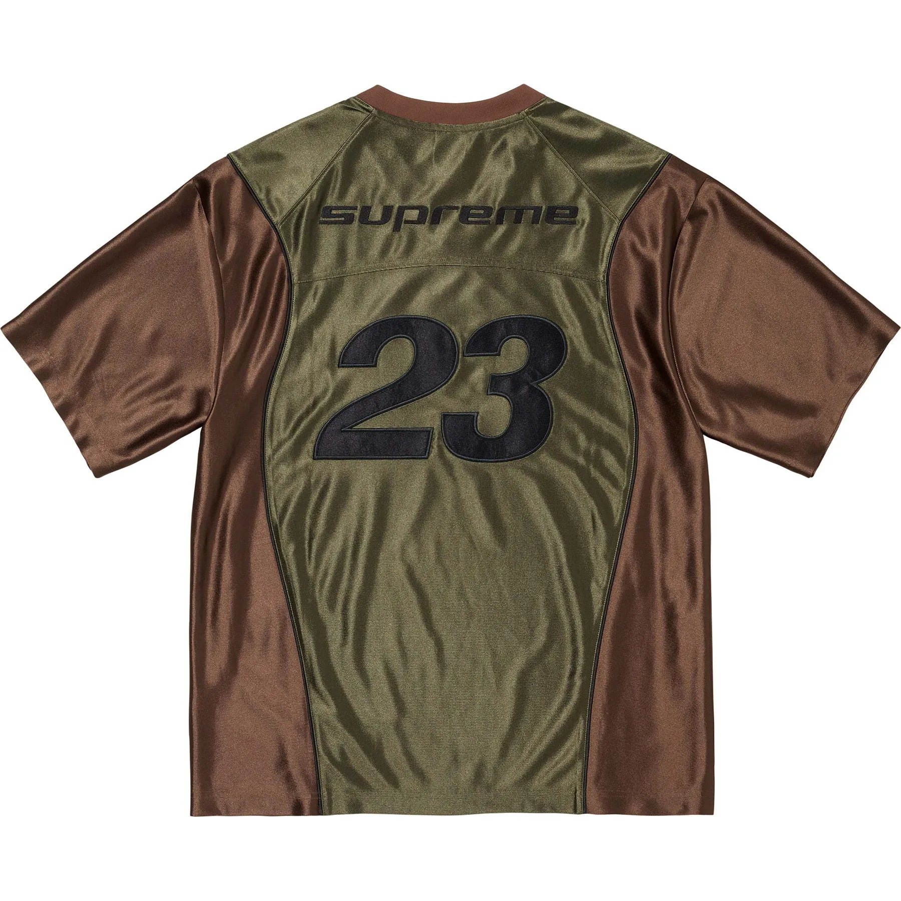 Supreme x Jordan Warm Up Jersey 'Olive/Brown'