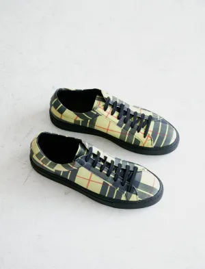 Tartan Leather Sneaker