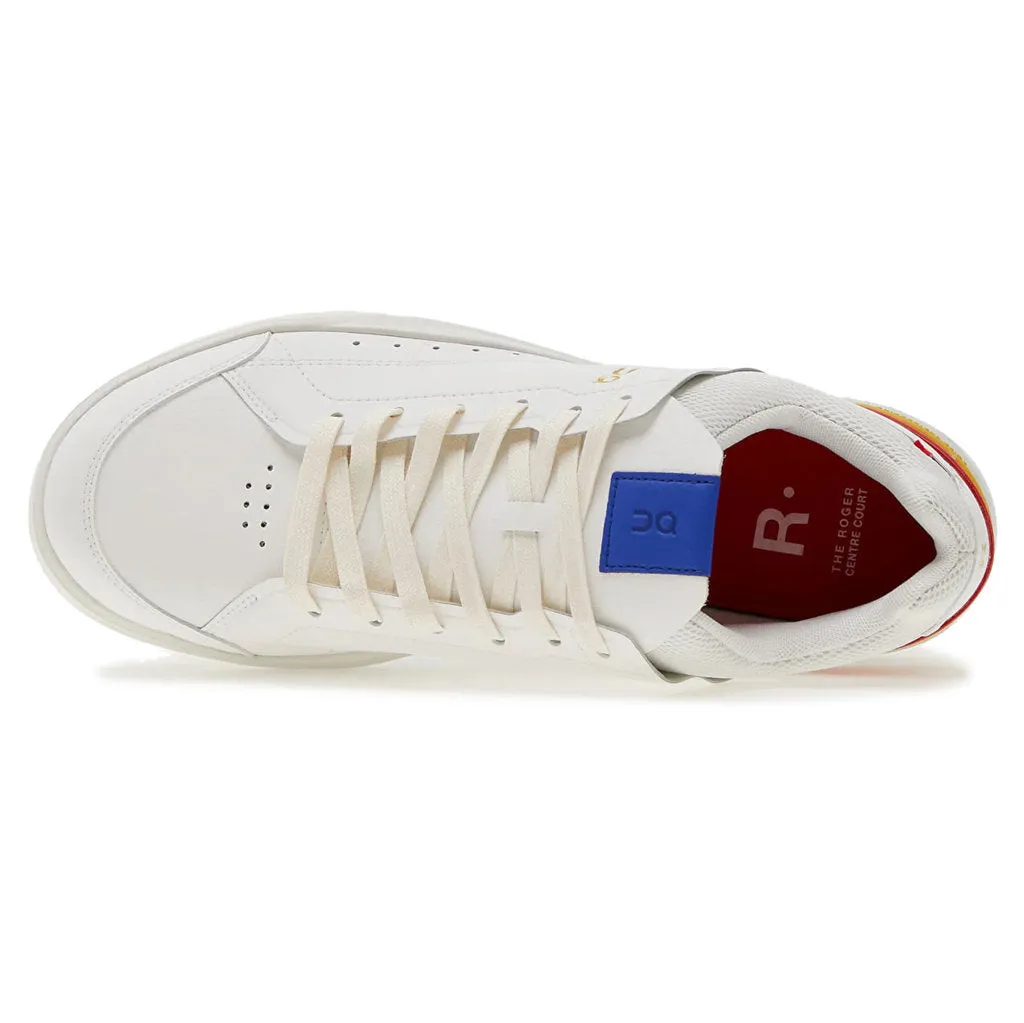 The Roger Centre Court Synthetic Leather Men's Low-Top Trainers