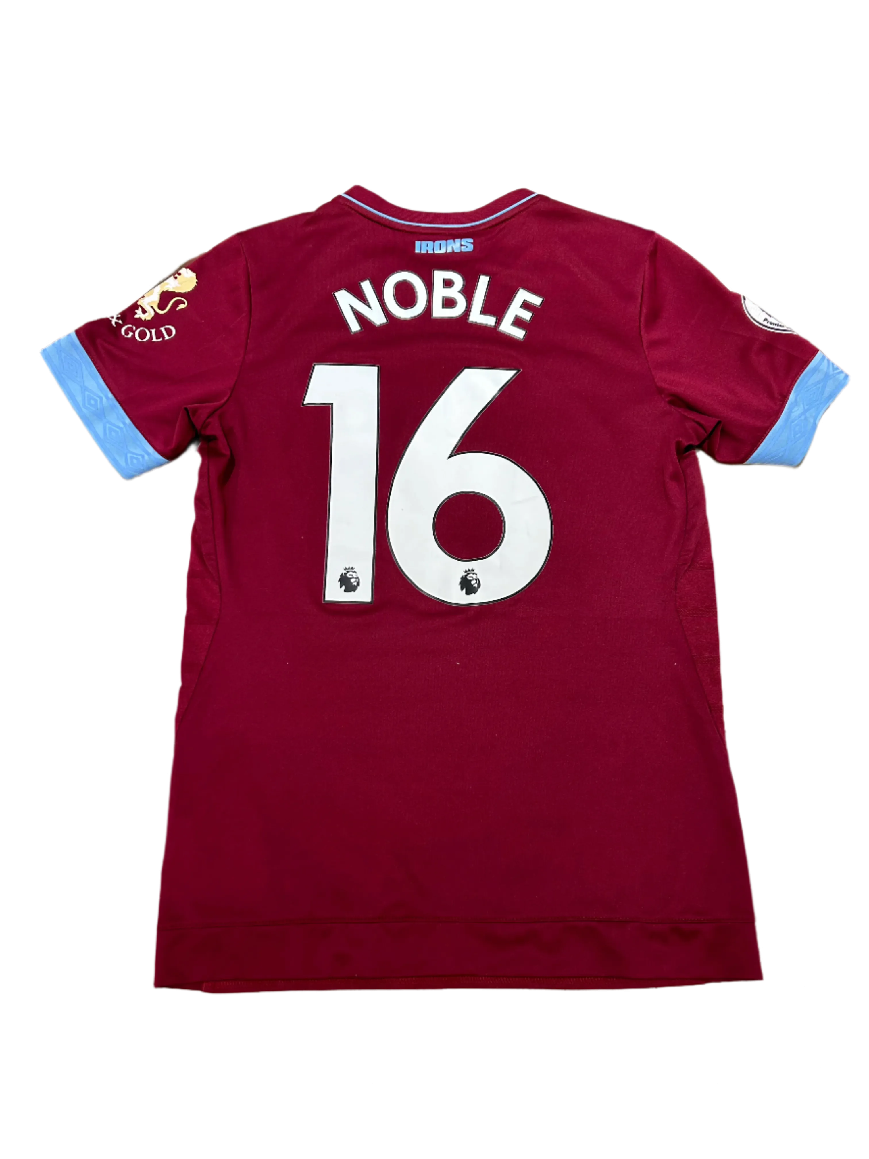 Umbro - West Ham United 2018/19 Home Football Shirt 'NOBLE'