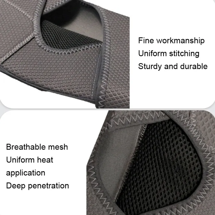 USB Graphene Far Infrared Heated Knee Pad(Gray)