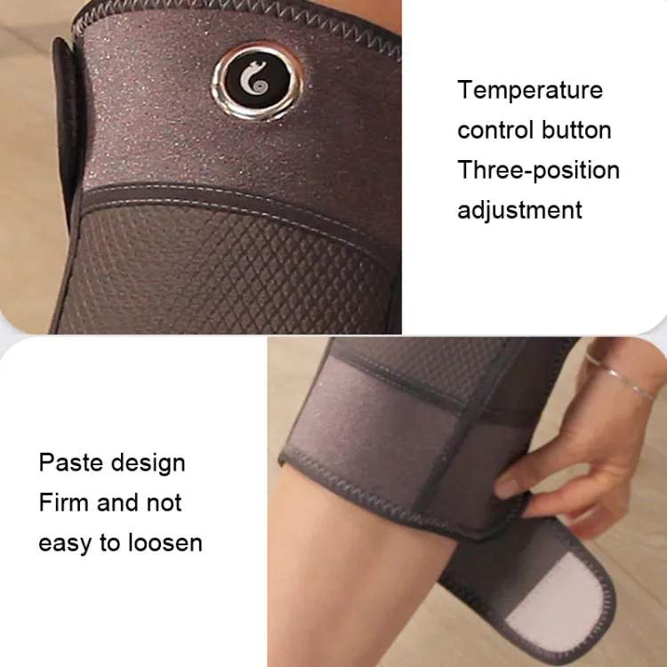 USB Graphene Far Infrared Heated Knee Pad(Gray)