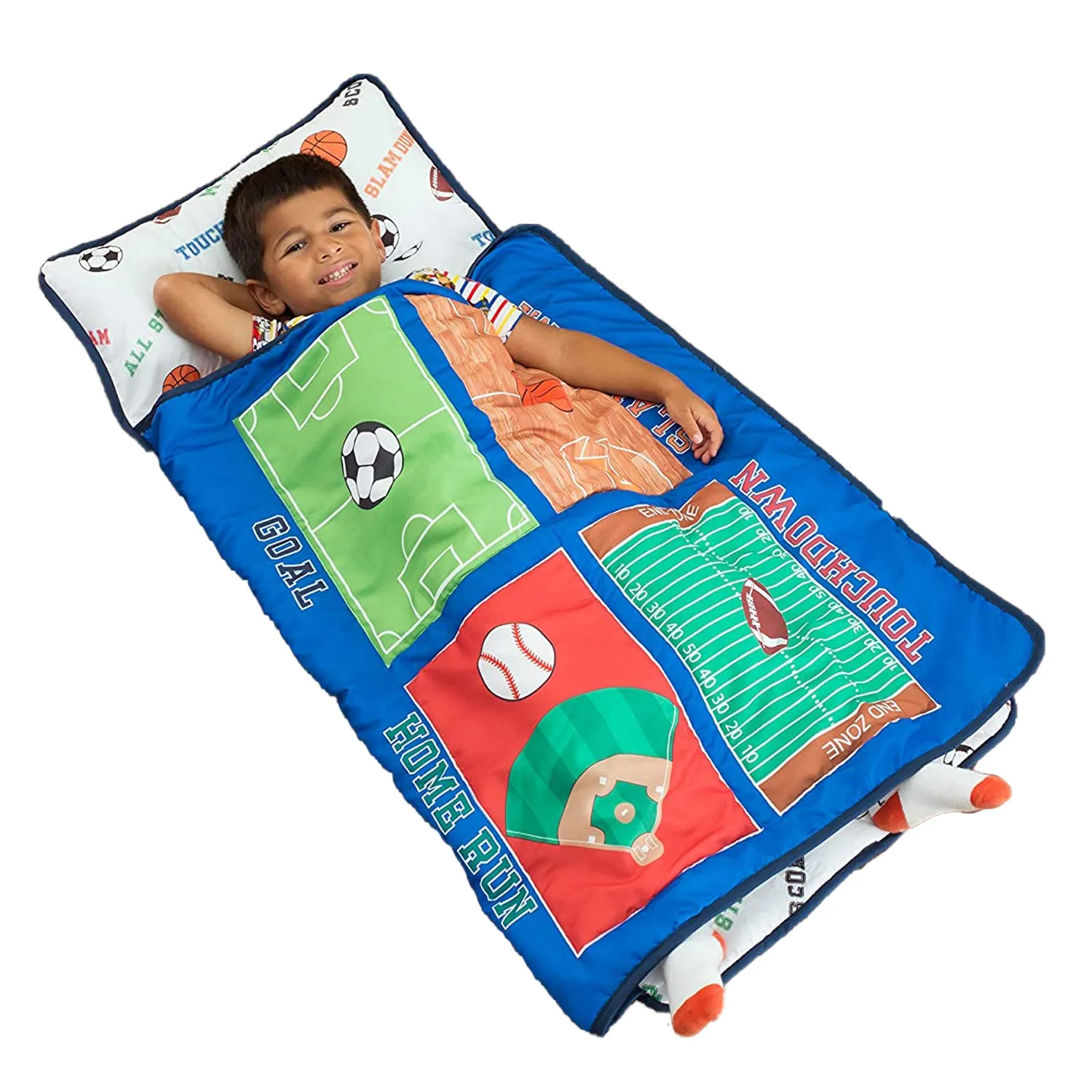 Varsity Sports Toddler Nap Mat with Pillow