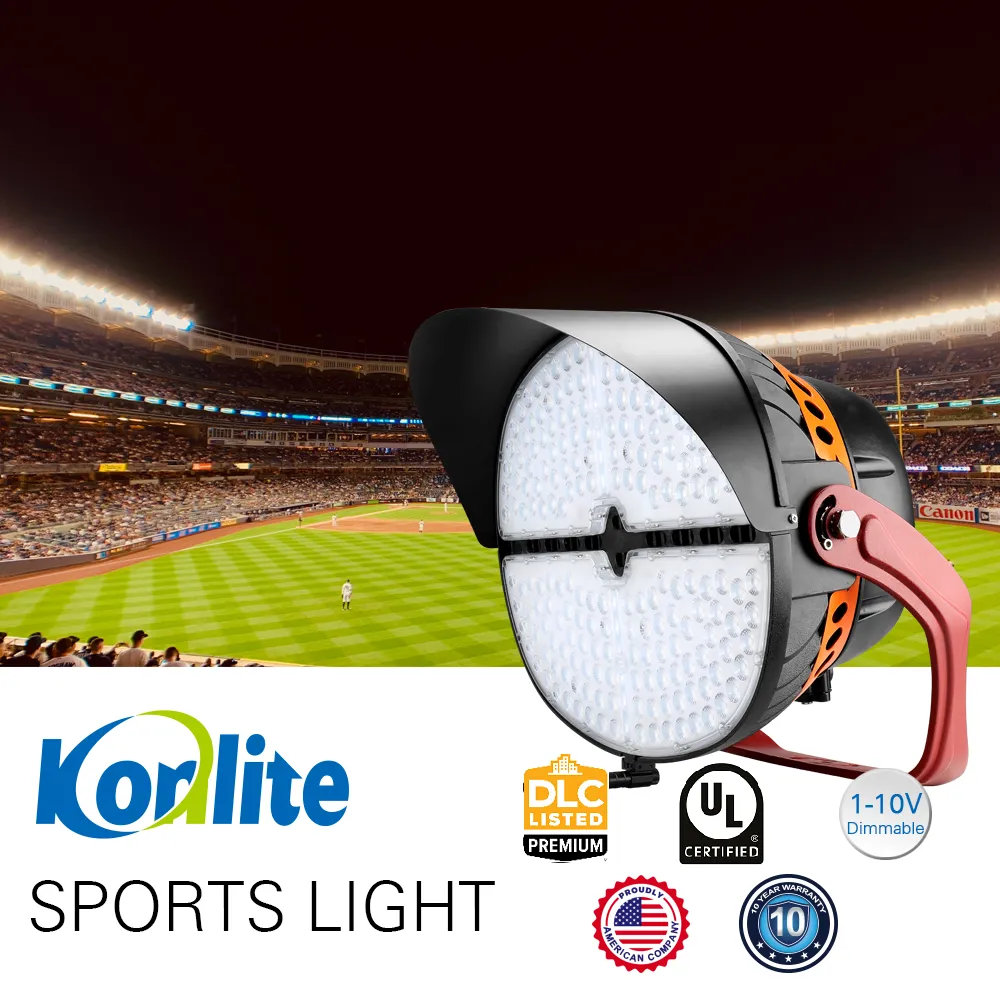 VEGA LED Sports Light - 850W - 115,000lm - 5700K - 277-480V - 3H3V - 2000W Equal - 10 Year Warranty