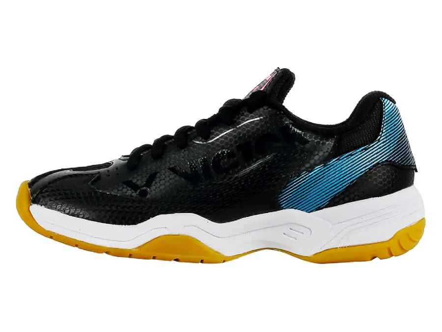 Victor A362IIJR-CM Junior Court Shoes [Black/Aquarius]