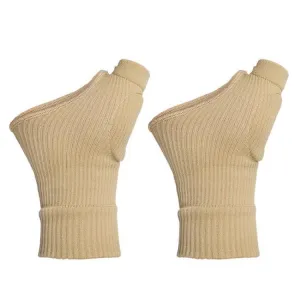 Warm and Cold Protection Gym Half Finger Gloves, Size: S(Skin Color)