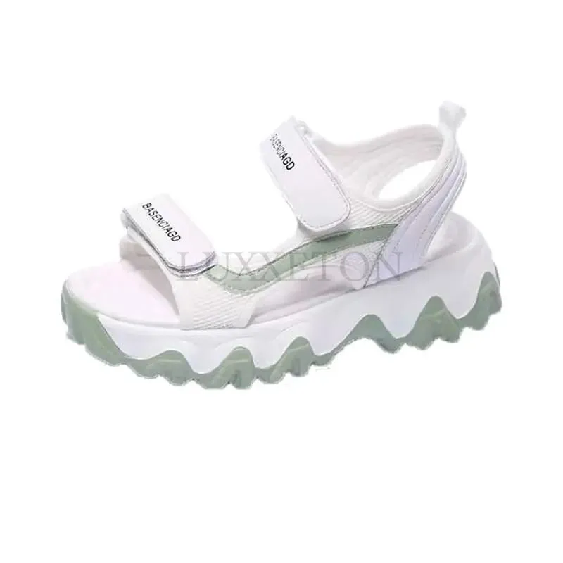 Wenkouban Summer Chunky Sandals for Women Fashion Platform Sandal Ladies Designers Casual Wedges Sandals Female Brand Sports Sandals