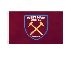 West ham official polyester flag 5ft x 3ft