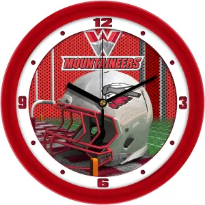 Western Colorado University Wall Clock - Football Helmet