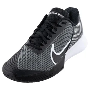 Women's Air Zoom Vapor Pro 2 Wide Tennis Shoes Black and White