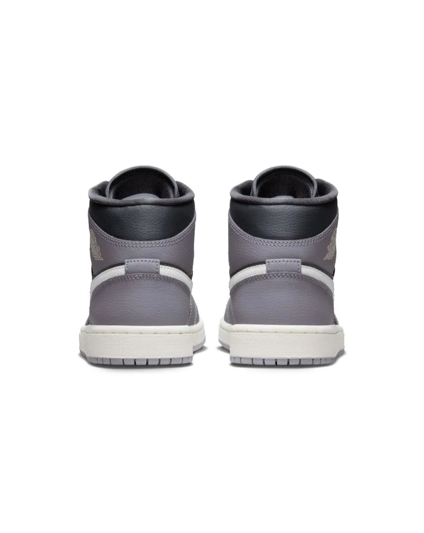 Women's Jordan 1 Mid - Cement Grey / Sail - Anthracite