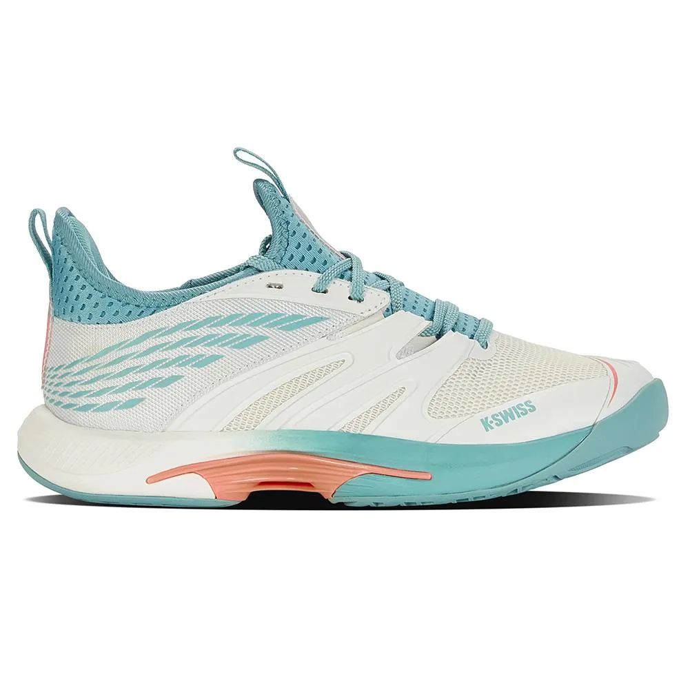 Women's SpeedTrac Tennis Shoes Blanc de Blanc and Nile Blue